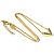 Louis Vuitton Essential V Metallgold-Halskette Golden - Ansicht 9