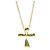 Tiffany & Co Collana con pendente a croce in oro giallo 18K Tiffany D'oro