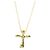 Tiffany & Co Collana con pendente a croce in oro giallo 18K Tiffany D'oro - vista 2