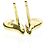 Tiffany & Co Orecchini a bottone in oro a forma di goccia Tiffany D'oro - vista 12