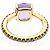 Pomellato Nudo Ring aus Roségold mit Amethyst und Diamanten Golden - Ansicht 3