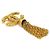 Spilla in metallo dorato Chanel D'oro - vista 2