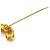 Spilla in metallo dorato Chanel D'oro - vista 7