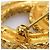 Spilla in metallo dorato Chanel D'oro - vista 8