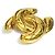 Spilla in metallo dorato Chanel D'oro - vista 2