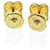 Boucles d'oreilles clous Sweet Alhambra en or 18K Van Cleef & Arpels Doré  - vue 4