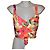 Guess Crop Top mehrfarbig Synthetik M Mehrfarben