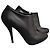 Stivaletti in pelle nera Christian Dior Nero