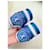 Sneaker Louis Vuitton Bianco Blu - vista 8