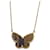 Van Cleef & Arpels Lucky Alhambra Papillon Necklace Golden Yellow  - view 2