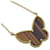 Van Cleef & Arpels Lucky Alhambra Papillon Necklace Golden Yellow  - view 3