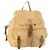 PRADA Backpack Nylon Beige Silver Auth gh1768 Silvery