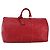 LOUIS VUITTON Epi Keepall 55 Sac Boston Rouge M42957 LV Auth 173121