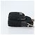 Borsa a Spalla PRADA in Nylon Nero Argento Autentica bs34107 - vista 4