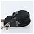 Borsa a Spalla PRADA in Nylon Nero Argento Autentica bs34107 - vista 5