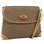 Gucci Borsa a Spalla Micro GG Supreme PVC Beige Oro 007 92 5548 Auth th6642 D'oro
