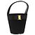 Borsa a mano Vala in suede nero e oro Salvatore Ferragamo Auth gh1926 D'oro