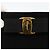 Borsa a mano Vala in suede nero e oro Salvatore Ferragamo Auth gh1926 D'oro - vista 14