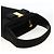 Borsa a mano Vala in suede nero e oro Salvatore Ferragamo Auth gh1926 D'oro - vista 7