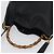 Borsa a Spalla in Pelle Gucci Bamboo 2way Nera Oro 001 1577 Auth ep13983 Nero D'oro - vista 6