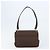 Borsa a Spalla Vala in Nylon Marrone e Argento di Salvatore Ferragamo Auth gh1918 - vista 4