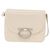 Borsa a spalla PRADA in pelle verniciata avorio argento Auth LNZ602 Crudo - vista 2