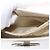 Borsa a spalla PRADA in pelle verniciata avorio argento Auth LNZ602 Crudo - vista 22