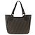 Borsa a mano in tela Zucca FENDI nera e marrone Auth bs34149 Nero - vista 3