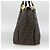 Borsa a mano in tela Zucca FENDI nera e marrone Auth bs34149 Nero - vista 5