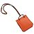 Hermès HERMES Orange Charm Tasche Leder Orange Auth BSZ505