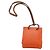 Hermès HERMES Orange Charm Tasche Leder Orange Auth BSZ505 - Ansicht 2