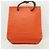 Hermès HERMES Orange Charm Tasche Leder Orange Auth BSZ505 - Ansicht 3