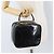 Borsa a mano GUCCI in pelle verniciata nera e argento Bamboo 000 270 0323 Auth ep13896 Nero - vista 22