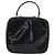 Borsa a mano GUCCI in pelle verniciata nera e argento Bamboo 000 270 0323 Auth ep13896 Nero - vista 3