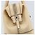 Borsa a mano Salvatore Ferragamo in pelle beige argento Auth bs34125 - vista 15