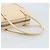 Borsa a mano Salvatore Ferragamo in pelle beige argento Auth bs34125 - vista 7