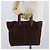 Borsa a Mano LOEWE in Camoscio Marrone Oro Auth SW2166 D'oro - vista 24