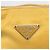 PRADA Bolsa Pouch de Nylon Amarillo Plata Auth AMZ450 - vista 14