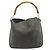 Borsa a mano in pelle Gucci Bamboo 2way Nera Oro 001 1705 1638 Auth BSZ495 - vista 2