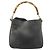 Borsa a mano in pelle Gucci Bamboo 2way Nera Oro 001 1705 1638 Auth BSZ495 - vista 3