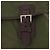 Borsa a spalla PRADA in nylon argento khaki Auth bs33524 Cachi - vista 14