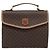 Céline Borsa a mano in tela Macadam CELINE in pelle PVC marrone e oro Auth YKZ531A D'oro - vista 2