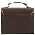 Céline Borsa a mano in tela Macadam CELINE in pelle PVC marrone e oro Auth YKZ531A D'oro - vista 3