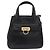 Borsa a mano in pelle Gancini Salvatore Ferragamo 2 in 1 Nero Oro Auth ARZ417 - vista 2