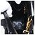Borsa a mano in pelle Gancini Salvatore Ferragamo 2 in 1 Nero Oro Auth ARZ417 - vista 21
