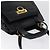 Borsa a mano in pelle Gancini Salvatore Ferragamo 2 in 1 Nero Oro Auth ARZ417 - vista 6