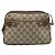 Gucci Borsa GG Supreme Web Sherry Line in PVC beige e oro 93 02 049 Auth 173907 D'oro - vista 2