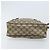 Gucci Borsa GG Supreme Web Sherry Line in PVC beige e oro 93 02 049 Auth 173907 D'oro - vista 9