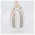Borsa a mano Burberry Nova Check in tela e pelle argento e bianco Auth SW2175 - vista 4