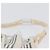 Borsa a mano Burberry Nova Check in tela e pelle argento e bianco Auth SW2175 - vista 8